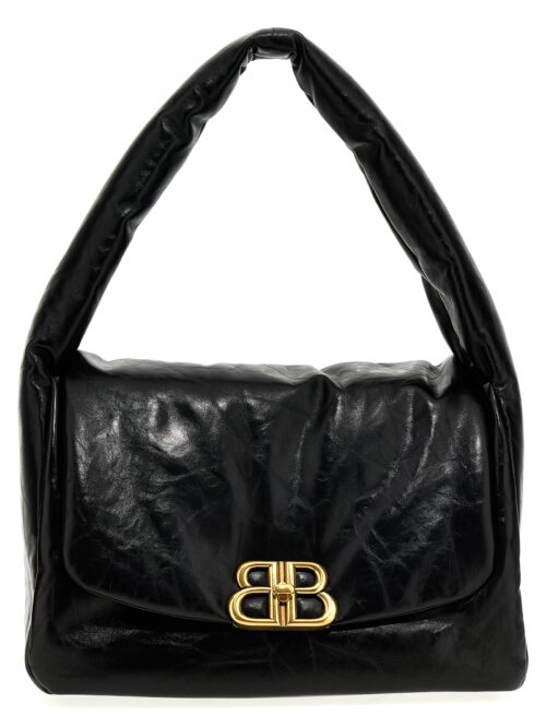'Monaco Sling' midi shoulder bag BALENCIAGA Black