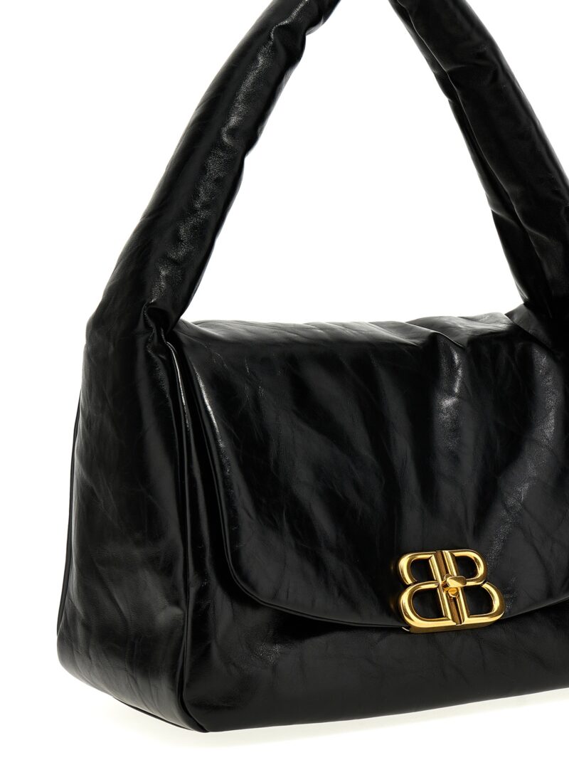 'Monaco Sling' midi shoulder bag Woman BALENCIAGA Black