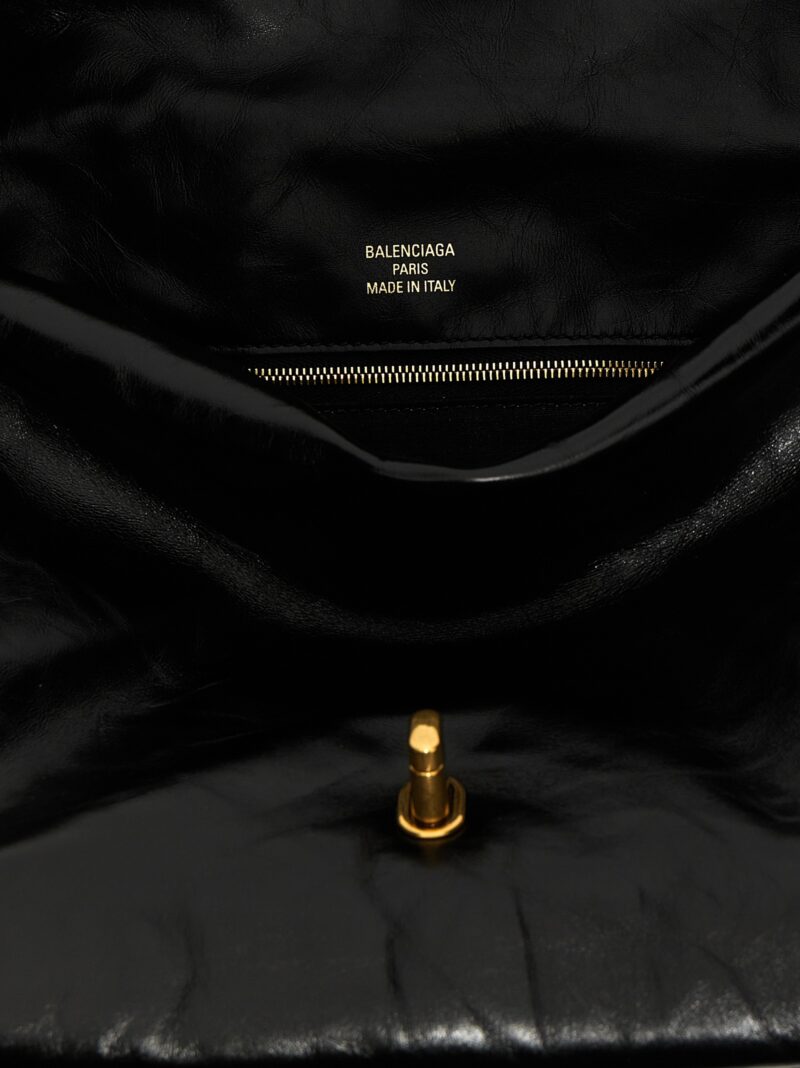 'Monaco Sling' midi shoulder bag 100% calf leather (Bos Taurus) BALENCIAGA Black