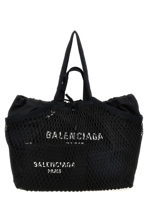 '24/7 L' shopping bag BALENCIAGA White/Black