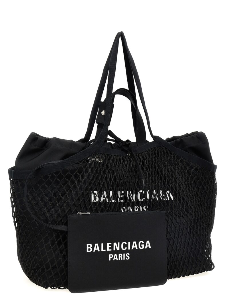 '24/7 L' shopping bag Woman BALENCIAGA White/Black