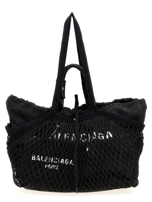 '24/7 M' shopping bag BALENCIAGA White/Black