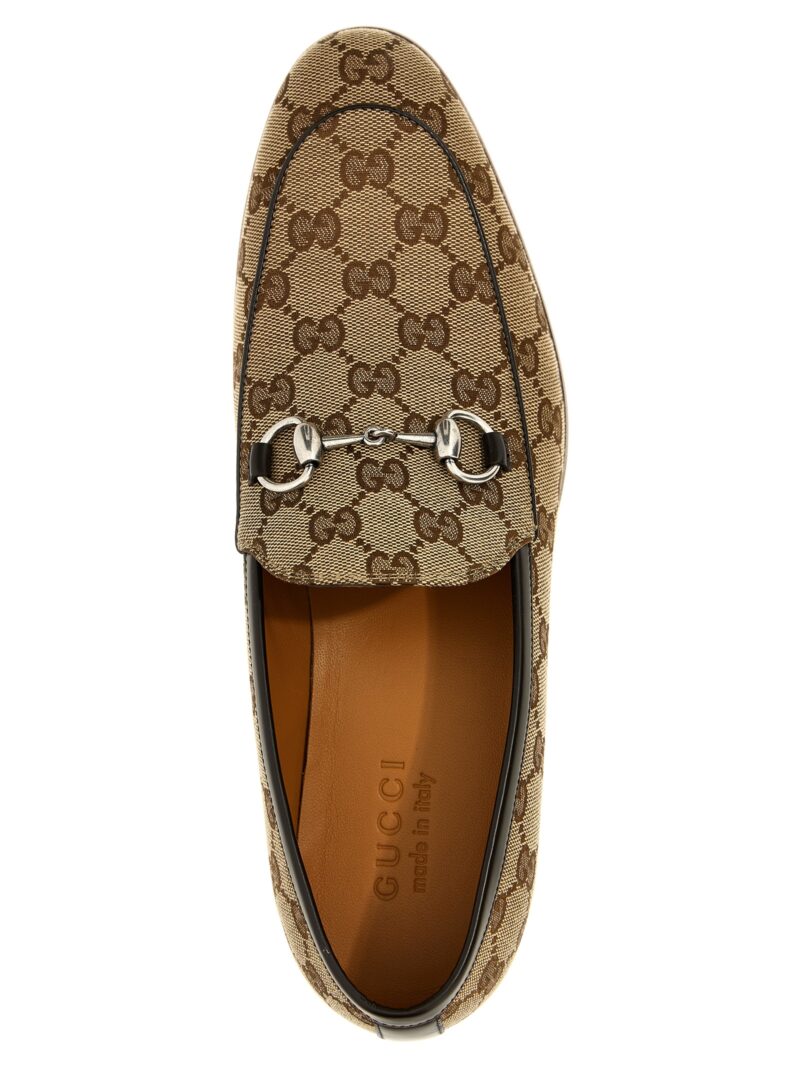 Moccasini 'Morsetto' 65% polyester 18% cotton 17% polyamide GUCCI Brown