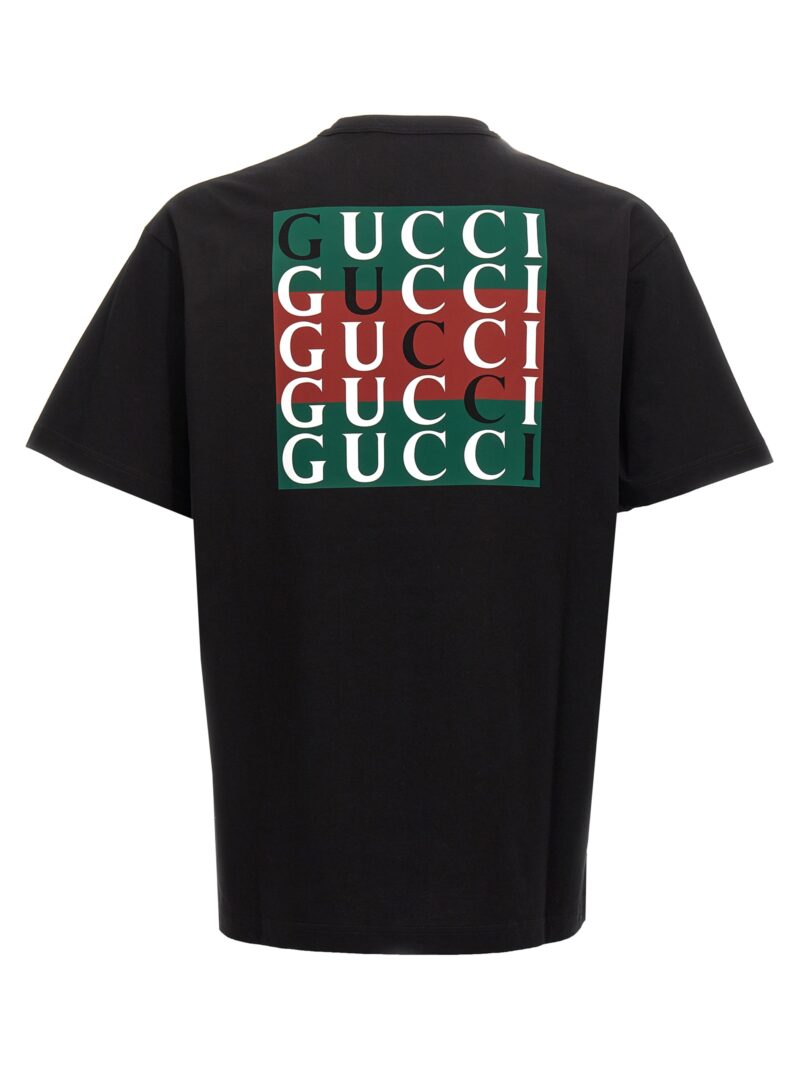 Logo print T-shirt 795957XJGQ51152 GUCCI Black