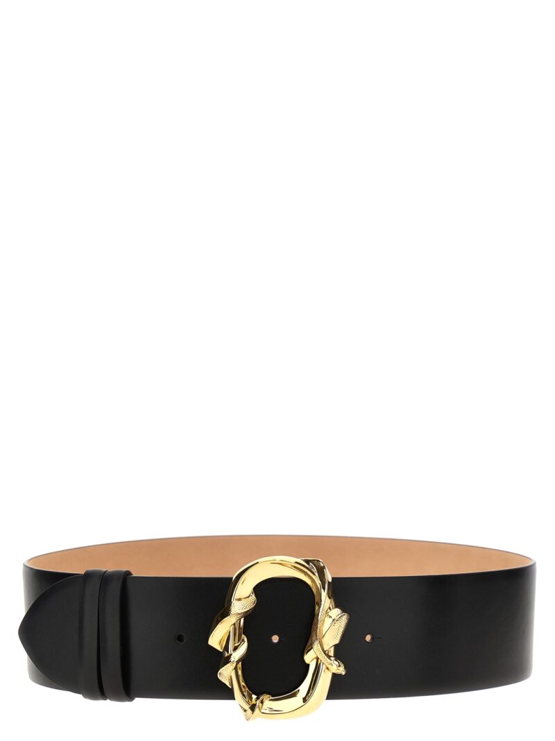 'Snake' belt ALEXANDER MCQUEEN Black