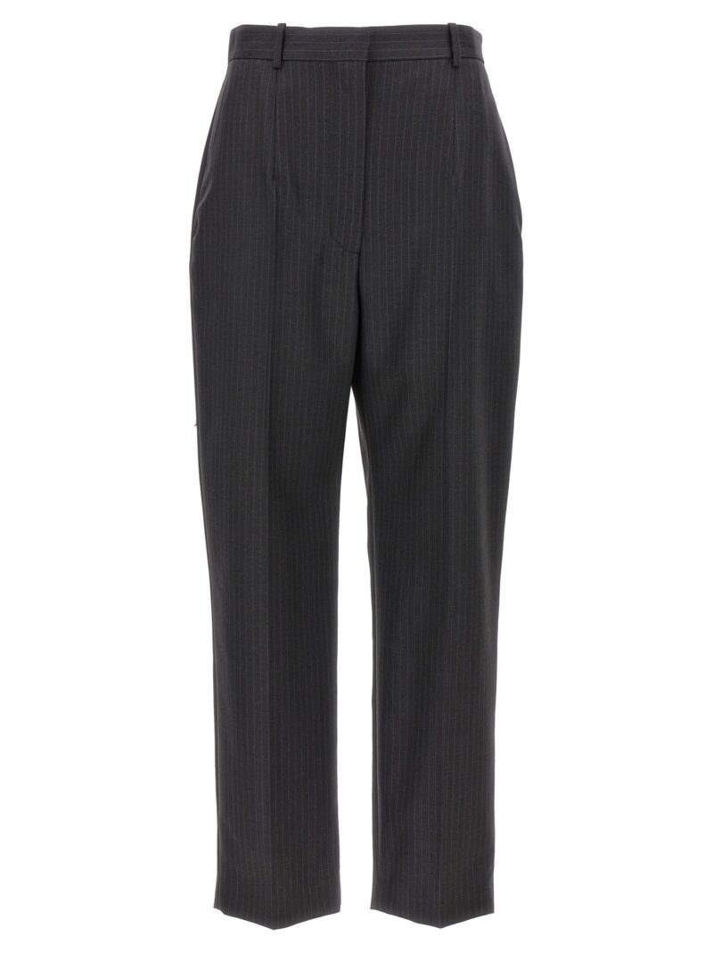 Pinstripe pants ALEXANDER MCQUEEN Gray