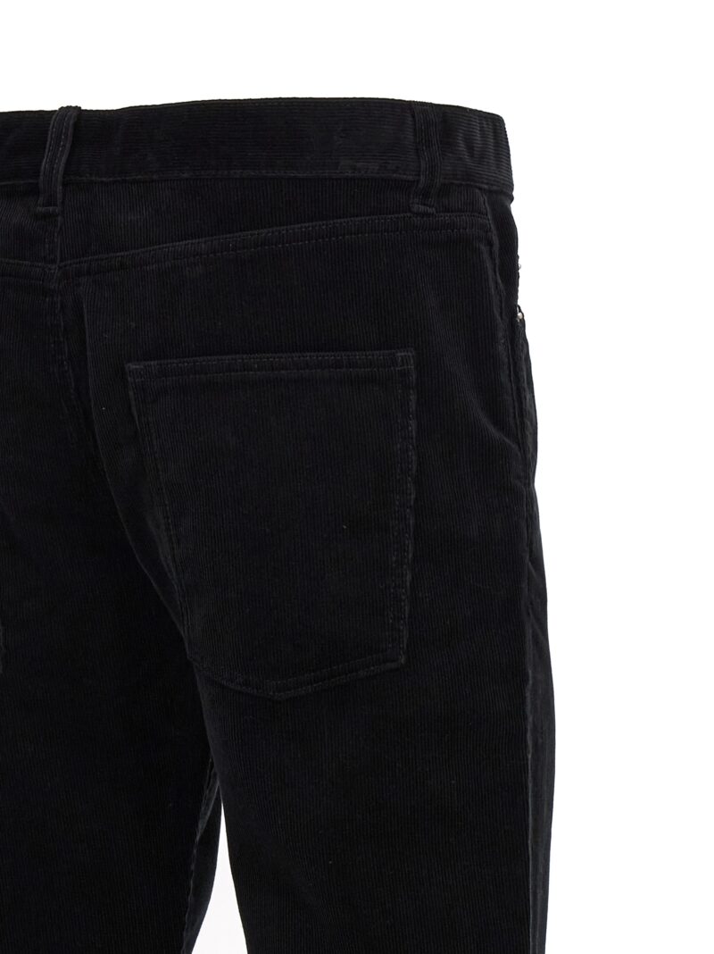 Corduroy trousers 100% cotton SAINT LAURENT Black