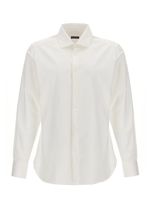 Stretch poplin shirt ZEGNA White