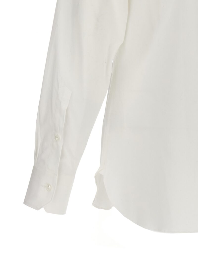 Stretch poplin shirt 97% cotton 3% lycra ZEGNA White