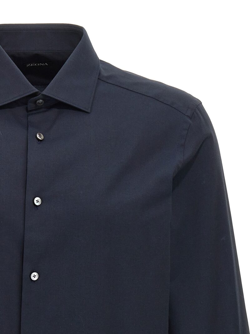 Poplin shirt Man ZEGNA Blue