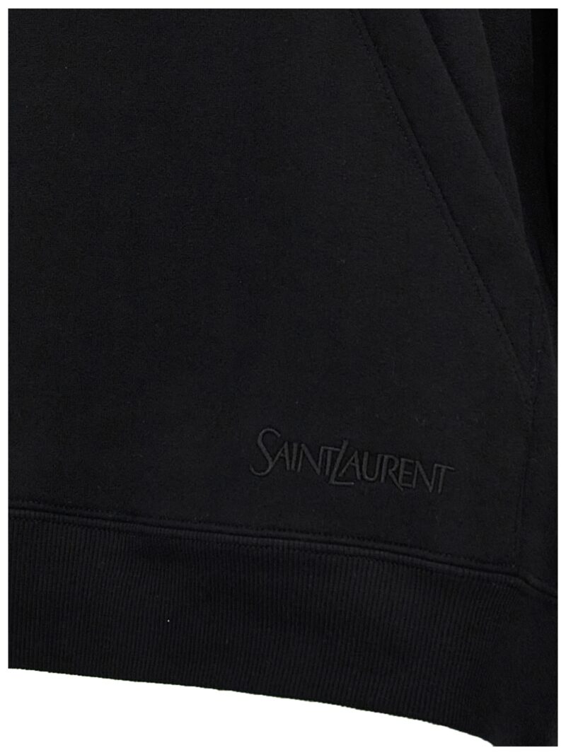 'Camionneur Molleton' hoodie 100% cotton SAINT LAURENT Black