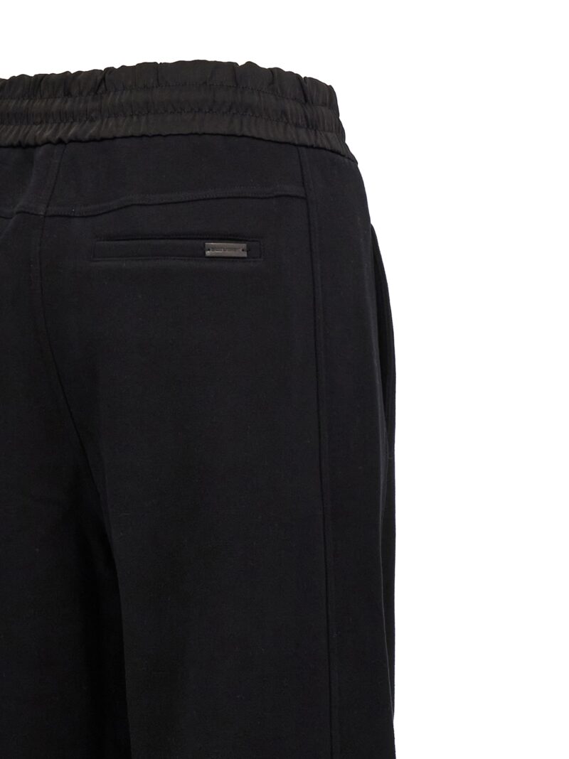 'Molleton Doux Gots' joggers 100% cotton SAINT LAURENT Black