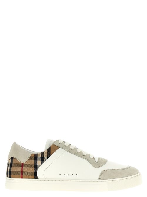 Check sneakers BURBERRY White