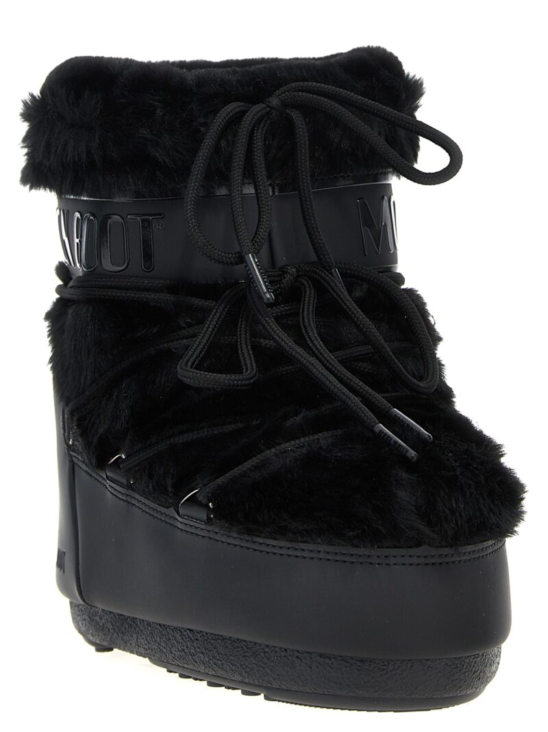 'Ltrack Tube Faux Fur' ankle boots 80D1409390N001 MOON BOOT Black