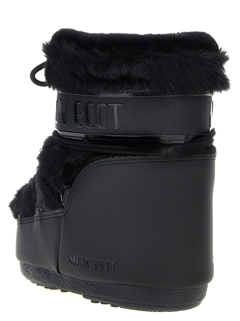 'Ltrack Tube Faux Fur' ankle boots Woman MOON BOOT Black