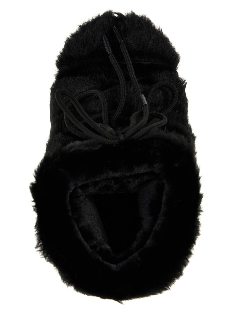 'Ltrack Tube Faux Fur' ankle boots  MOON BOOT Black