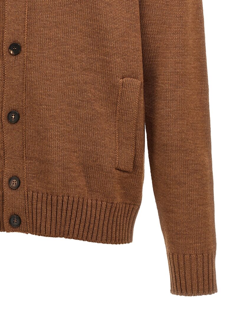 'Chioto' cardigan 100% virgin wool ZANONE Beige