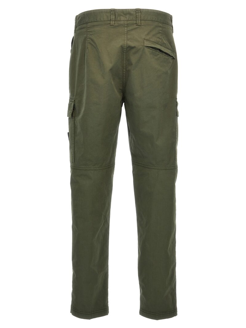 Logo patch cargo pants 811530410V0059 STONE ISLAND Green