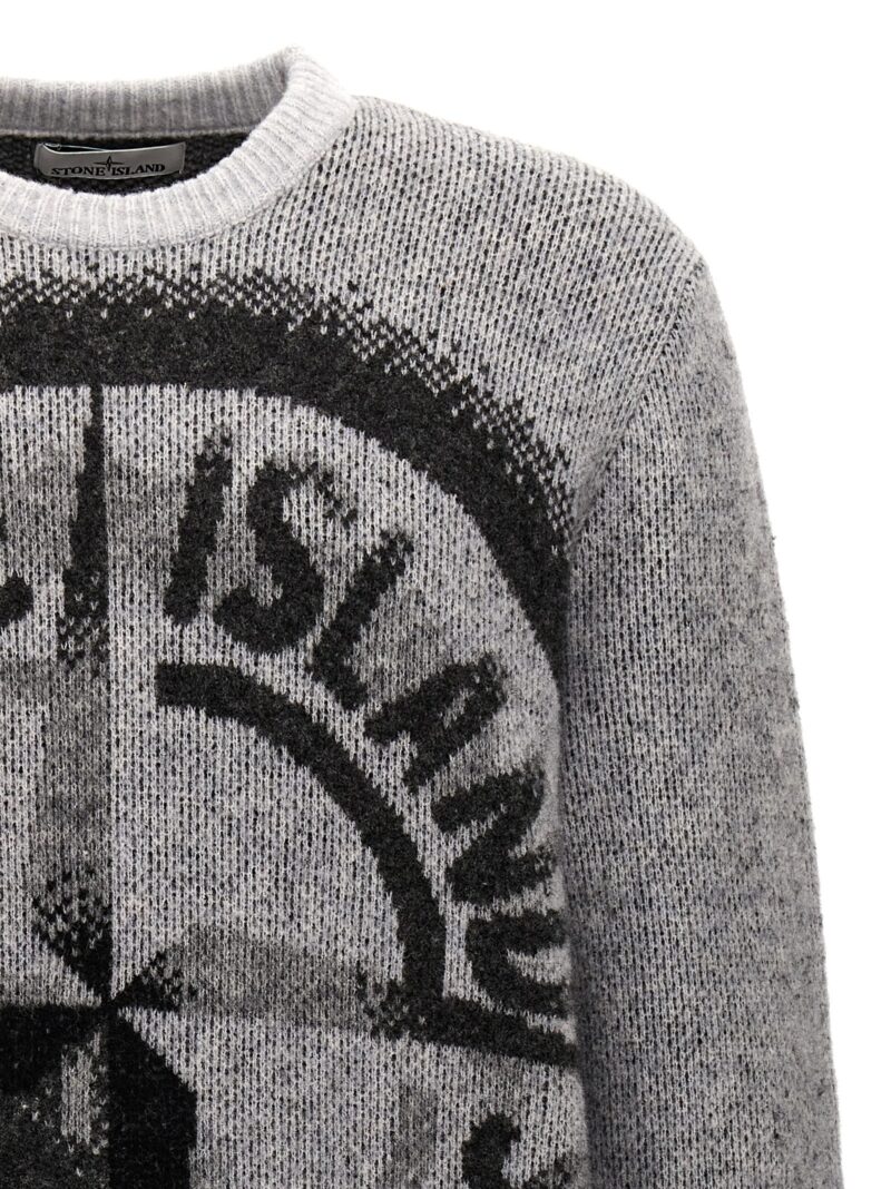 'Rosa dei Venti' sweater Man STONE ISLAND Gray