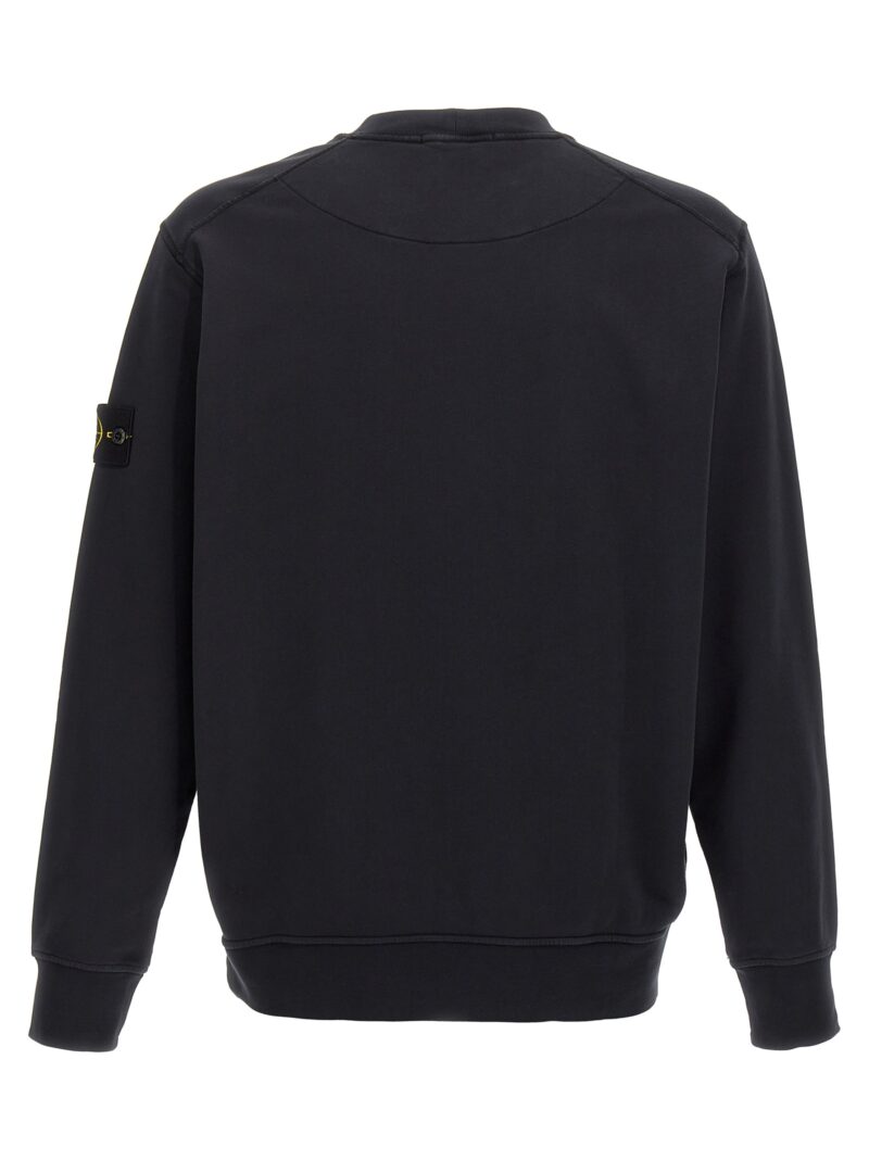 Logo patch sweatshirt 811563051A0020 STONE ISLAND Blue