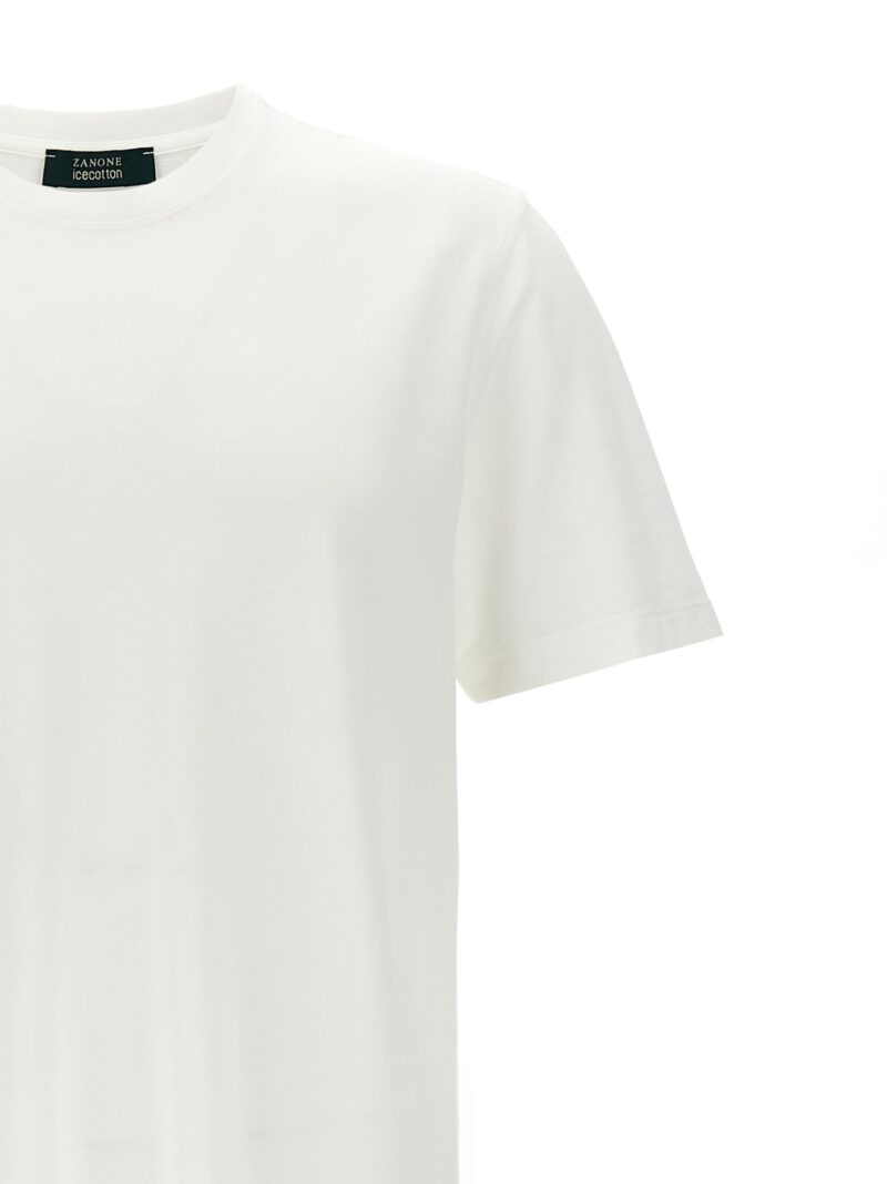 Ice cotton t-shirt Man ZANONE White