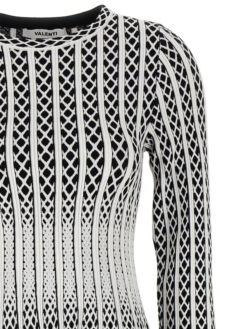 'Ludovica' dress Woman ANTONINO VALENTI White/Black