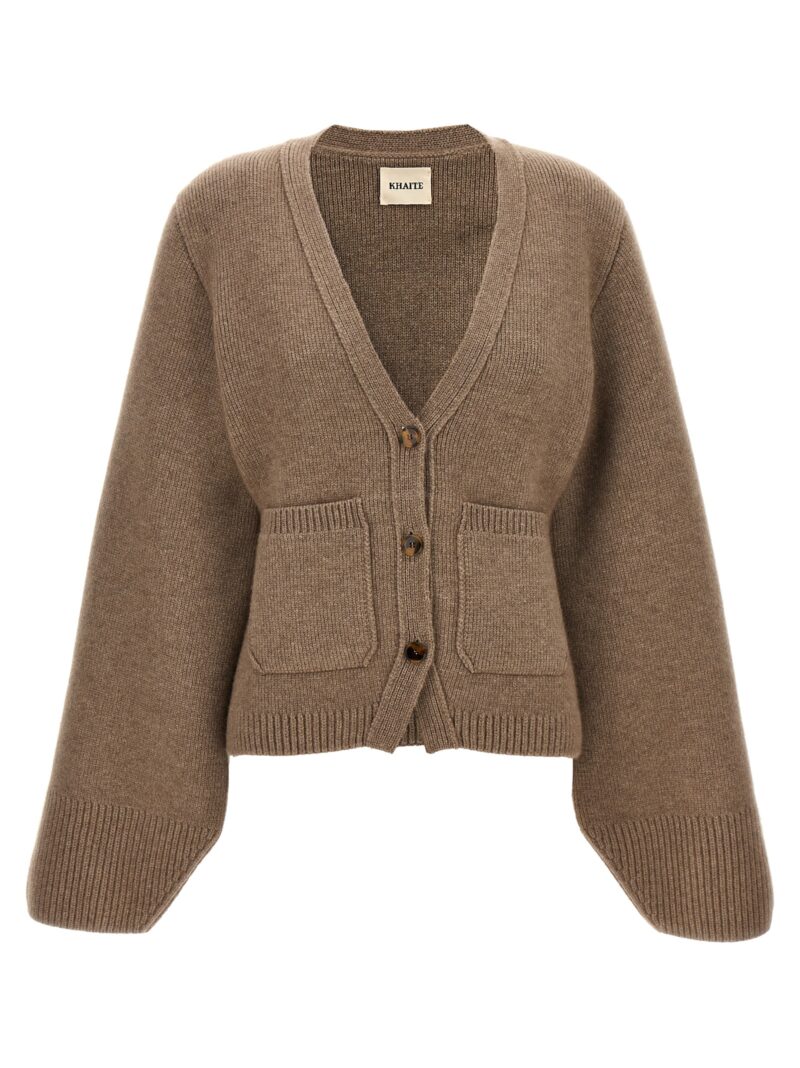 'Scarlet' cardigan KHAITE Brown