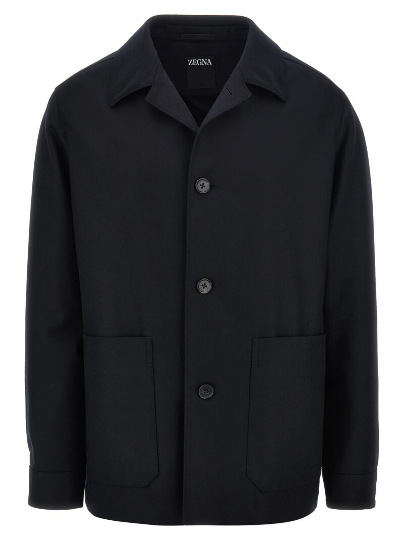 'Chore Jacket' jacket ZEGNA Blue