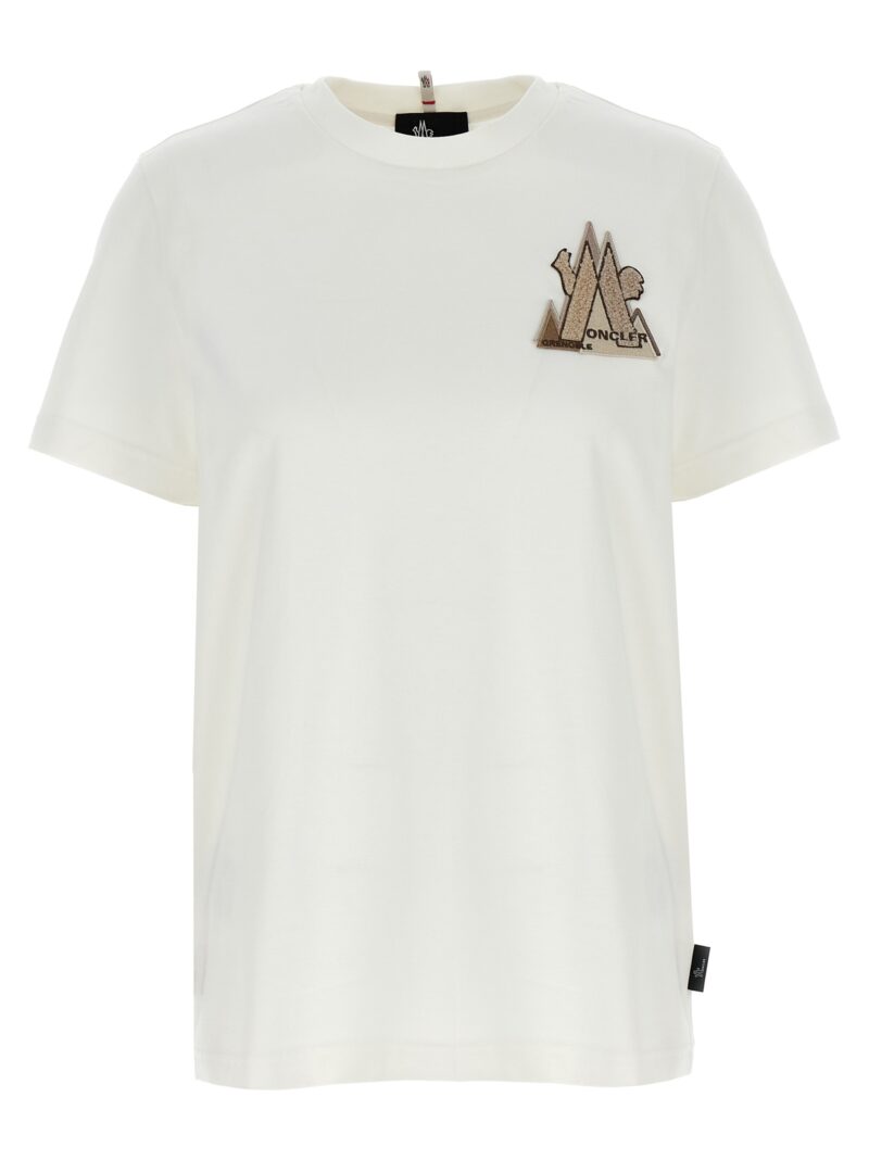 Logo patch t-shirt MONCLER GRENOBLE White