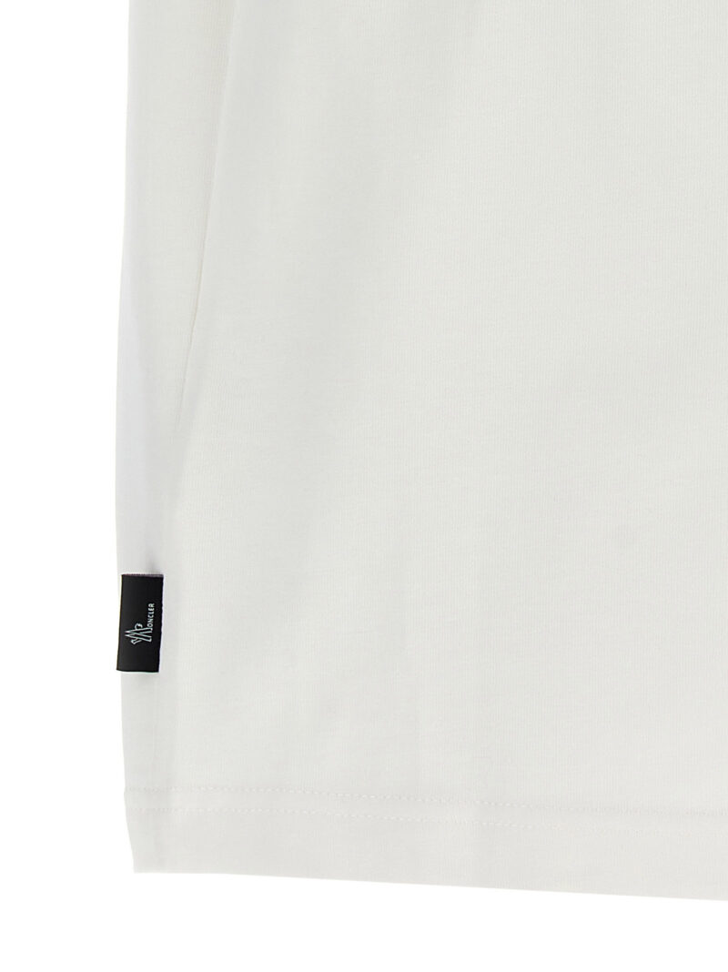 Logo patch t-shirt 100% cotton MONCLER GRENOBLE White