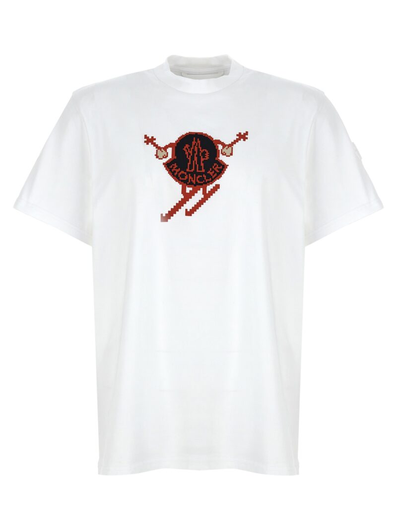 Logo print T-shirt MONCLER White