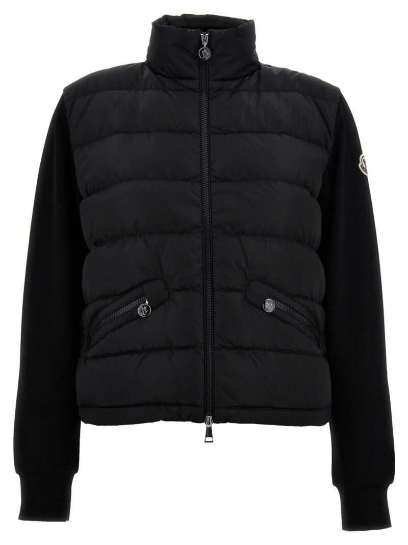 Padded sweatshirt MONCLER Black