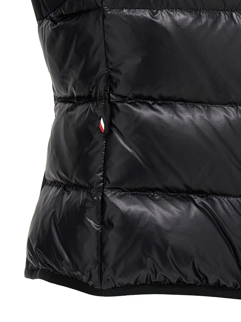 Two-material vest 100% polyamide MONCLER GRENOBLE Black