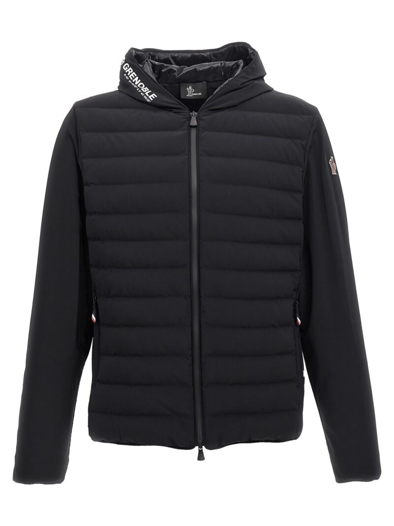 Padded insert hooded cardigan MONCLER GRENOBLE Black