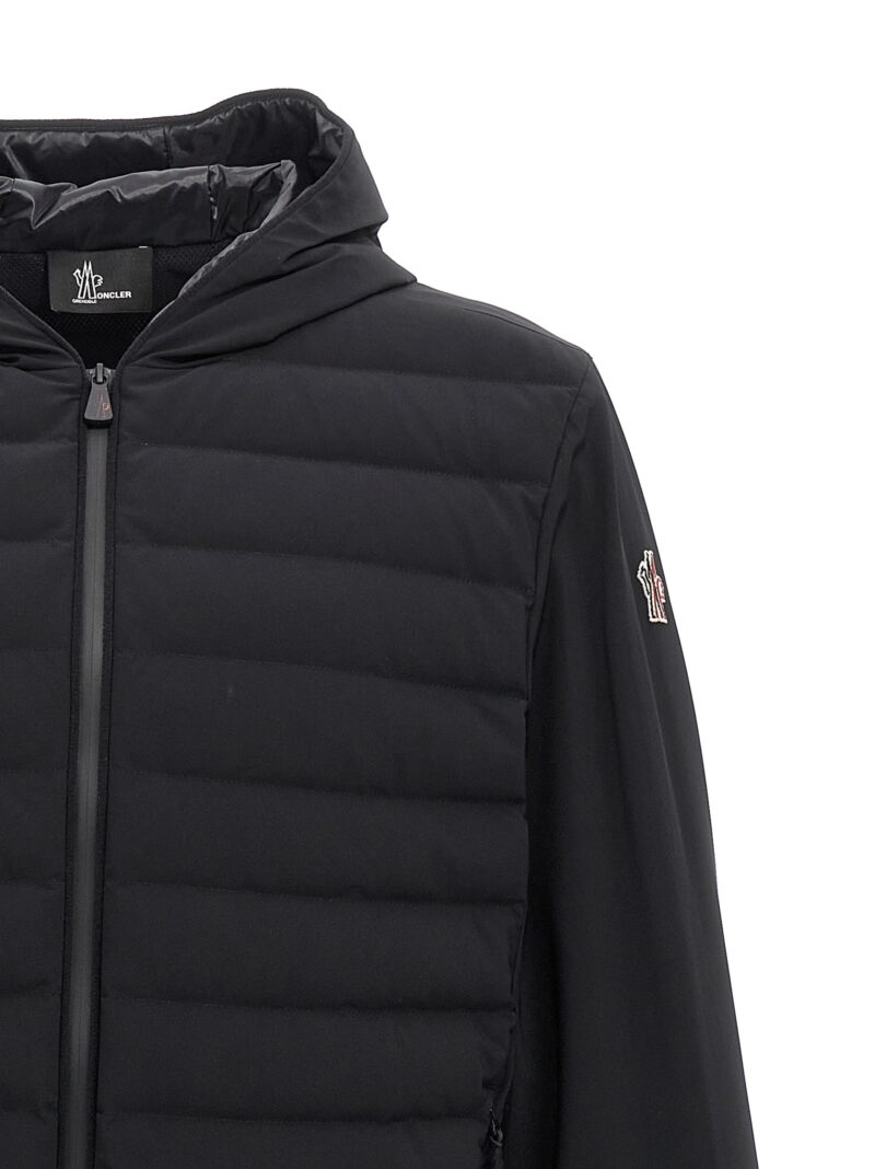 Padded insert hooded cardigan Man MONCLER GRENOBLE Black