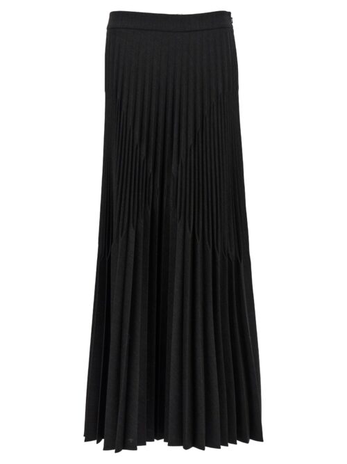 Pleated skirt ALBERTA FERRETTI Gray