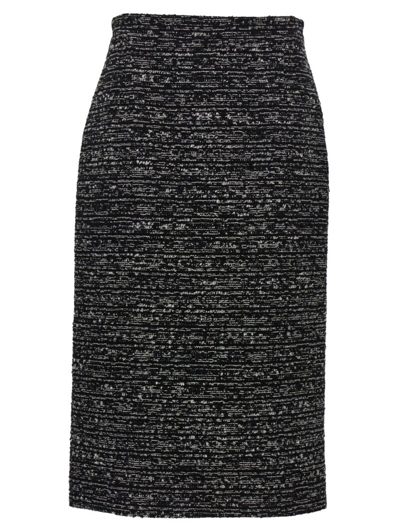 Tweed skirt ALBERTA FERRETTI White/Black