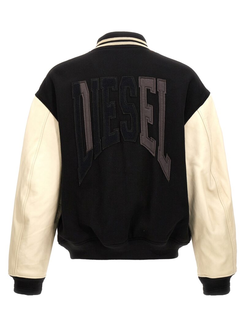 'L-Nyman' bomber jacket A144140LHAL9XX DIESEL White/Black