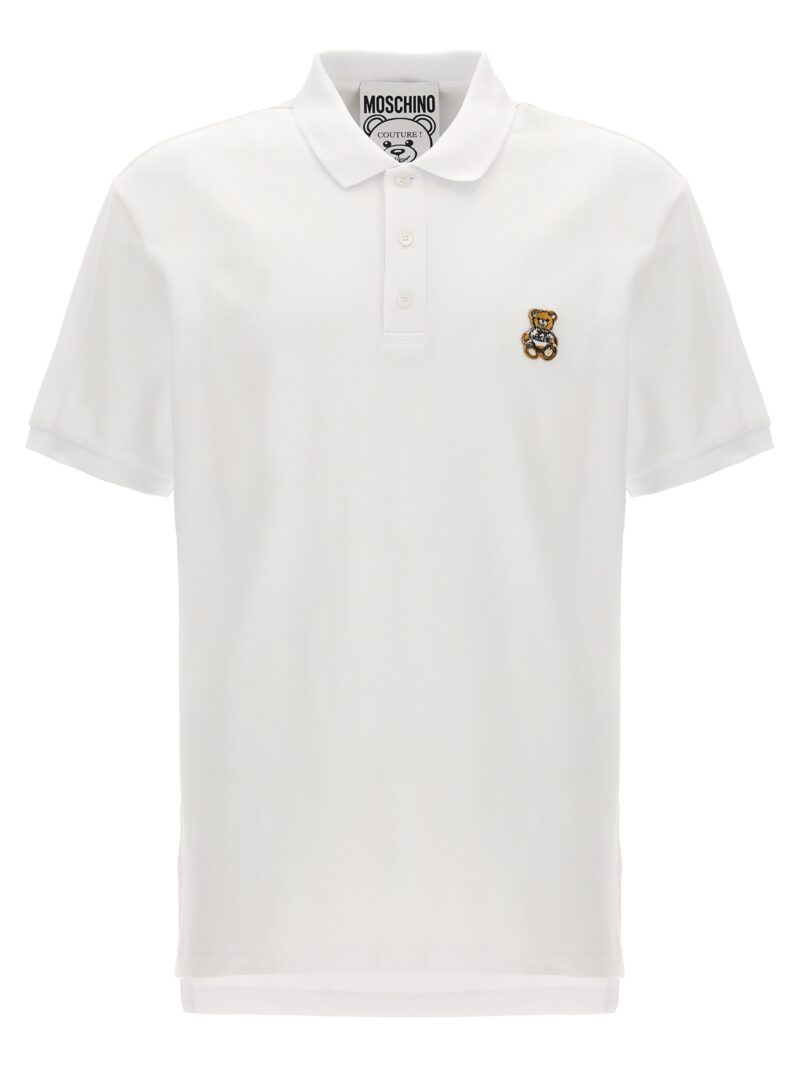 Teddy polo shirt MOSCHINO White