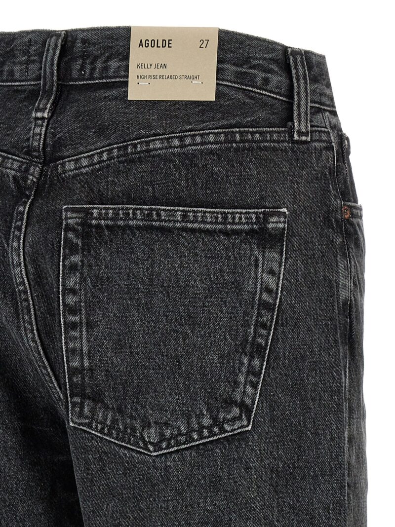 'Kelly' jeans 100% cotton AGOLDE Black