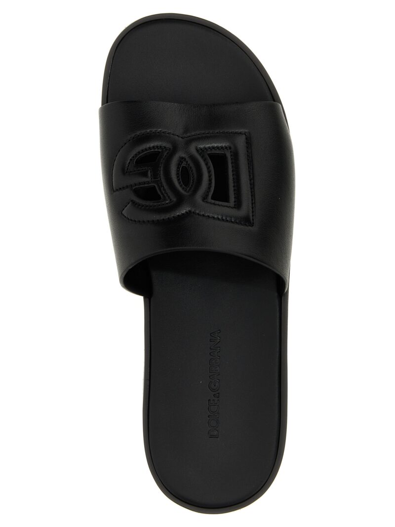 Logo slides Man DOLCE & GABBANA Black