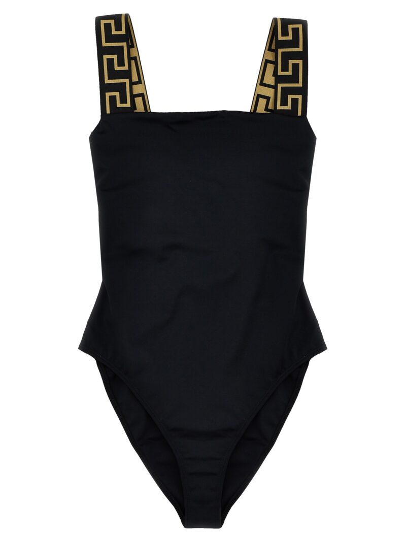 'Greca' one-piece swimsuit VERSACE Black