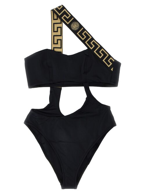 'Greca' one-piece swimsuit VERSACE Black