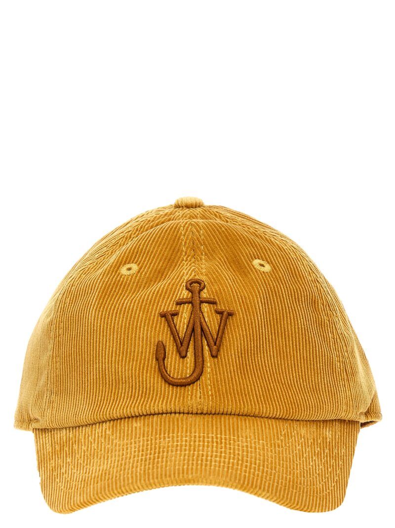 Logo embroidery velvet cap J.W.ANDERSON Beige