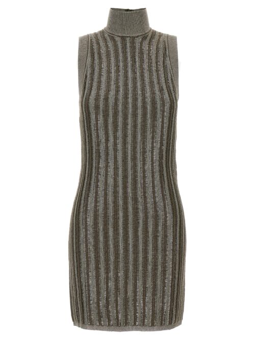 Laminated knit dress TOM FORD Green