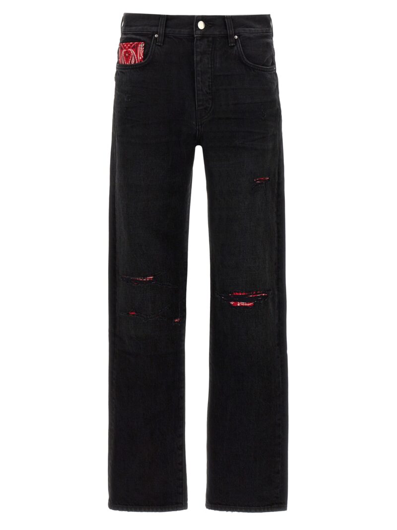 'Bandana Repair' jeans AMIRI Black