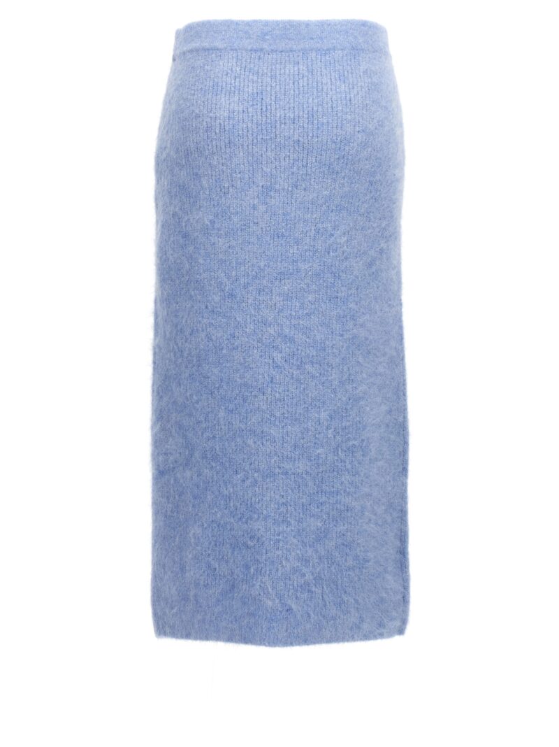 'Blue Soft Knit Midi' skirt AW24075SKBLBLUE SELF PORTRAIT Light Blue