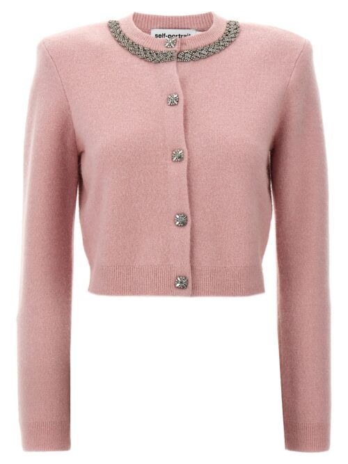 'Pink Embellished' cardigan SELF PORTRAIT Pink