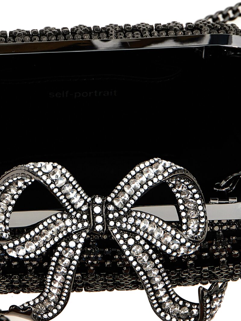 'Black Crystal' clutch 99% polyester