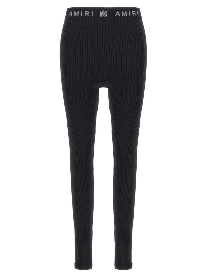 'MA Ribbed Seamless' leggings AMIRI Black